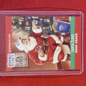 Santa Claus Head Coach 1990 PRO SET Special Collectible